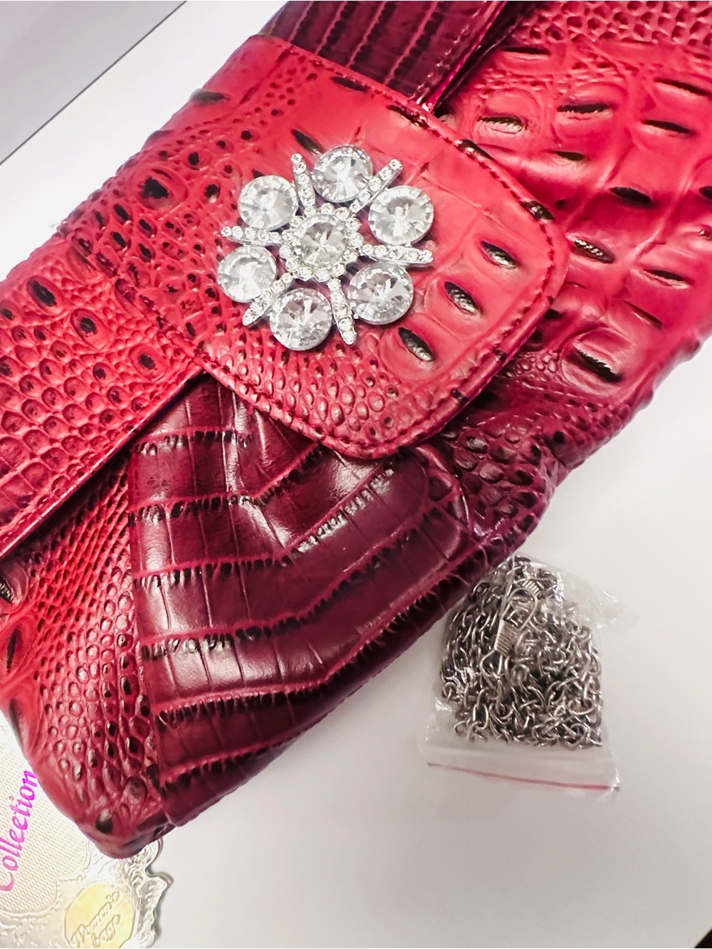 NWT Red Brighton Inspired Sue’s Collection Clutch/Purse/Handbag